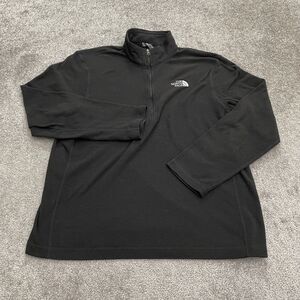 The North Face Active Jacket Mens Medium Black Fleece 1/2 Zip Outdoor Hiking